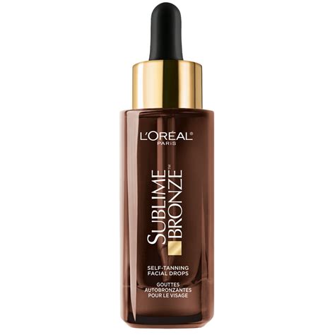 l'oreal bronze|sublime bronze self tanning drops.